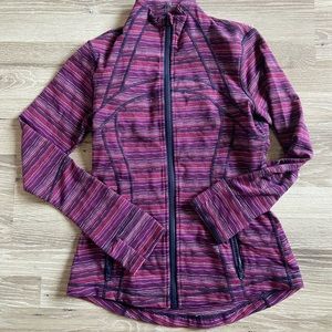 LULULEMON 8 Purple Pink Define Jacket Full Zip Athletic Running Pockets